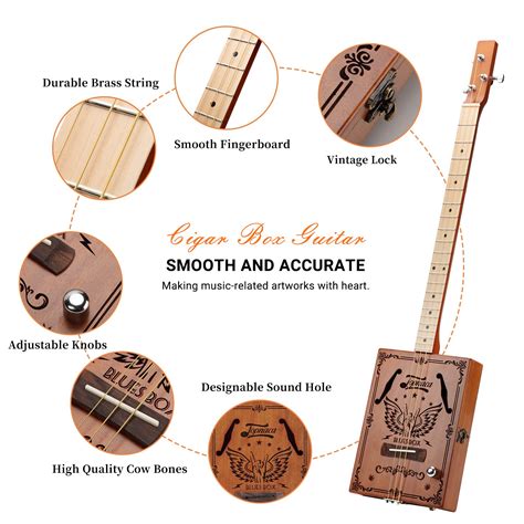 3 string electric cigar box guitar kit|topnaca cigar box guitar kit.